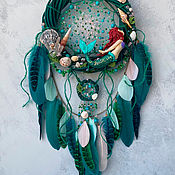 Для дома и интерьера handmade. Livemaster - original item Dreamcatcher with the mermaid 