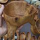 Чаша на ножках. Из массива абрикоса. Фруктовницы. Блошка. Винтаж для вас... Ярмарка Мастеров.  Фото №4