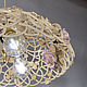 Purple haze - the chandelier in the boudoir style. Chandeliers. Elena Zaychenko - Lenzay Ceramics. My Livemaster. Фото №5
