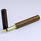 Diplomat G fountain pen made of walnut wood, Handle, Moscow,  Фото №1