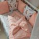 Комплект в кроватку. Бортики в кроватку. Handmade for baby. Ярмарка Мастеров.  Фото №5