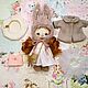 Play doll,textile, with clothes.pocket, game sets, Play sets, Neftekamsk,  Фото №1