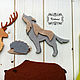 Felling of felt ' Forest animals'. Felts. kidomi (kidomi). Online shopping on My Livemaster.  Фото №2