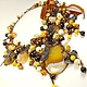 Honey - Caramel Sketch. Necklace, Necklace, St. Petersburg,  Фото №1