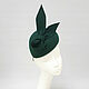 A mini beret in the style of Kate Middleton. Color Emerald. Hats1. Exclusive HATS. LANA ANISIMOVA.. My Livemaster. Фото №6