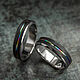 Ring 'Facets' with a colored stripe. Engagement rings. Love And Wood|TiTrend. My Livemaster. Фото №5