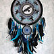 Order Author's dream catcher 'Black Birds' with lapis lazuli, 96 cm. ArtLesinao. Livemaster. . Dream catchers Фото №3