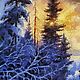 Утро в горах 60х35см, пейзаж,  живопись, сюжетная картина. Картины. Иосиф, художник (Joseph). Ярмарка Мастеров.  Фото №4