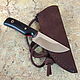 Order Knife 'Prikhlop-2' fultang 95h18 j10 fiber. Artesaos e Fortuna. Livemaster. . Knives Фото №3