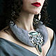 Fur necklace 'Snow Queen'. Necklace. Tatyana's day (tataday). Online shopping on My Livemaster.  Фото №2