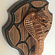 Serpiente cobra Real-paneles decorativos de madera. Panels. Art Branch Org (ArtBranchOrg). Ярмарка Мастеров.  Фото №5