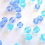 Материалы для творчества handmade. Livemaster - original item Beads: Glass Czech Republic Fire Polished 4 mm 2 colors. Handmade.