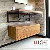 Для дома и интерьера handmade. Livemaster - original item Set of furniture for the bathroom made of solid oak. Handmade.