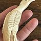 Винтаж: Пара старинных птиц, ручная работа, кость. Статуэтки винтажные. Bijoux chez Alla. Ярмарка Мастеров.  Фото №9