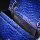 Women's crossbody bag made of genuine python leather IMP0021C. Classic Bag. CrocShop. My Livemaster. Фото №6