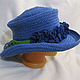 HAT cowboy shirt knitted. Hats1. Gala Devi (crochet design). My Livemaster. Фото №6