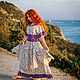 Boho linen long dress 'Provence. Lavender', Dresses, Anapa,  Фото №1