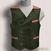 Мужская одежда handmade. Livemaster - original item Vest 