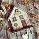 Ключница Милый Дом. Ключницы настенные. Ольга Саранских. Интернет-магазин Ярмарка Мастеров.  Фото №2