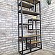 Стеллаж лофт. Стеллажи. EasyLOFT. Интернет-магазин Ярмарка Мастеров.  Фото №2