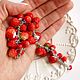 Order Bracelet 'Wild Strawberries'. Country Cottage. Livemaster. . Bead bracelet Фото №3
