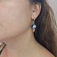 Серьги «Calypso». Серьги классические. Olga Kokina_jewelry. Ярмарка Мастеров.  Фото №6