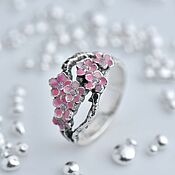 Украшения handmade. Livemaster - original item Ring Sakura. Handmade.
