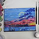 Luminous painting 18h24 'Lights of the night island'. Pictures. CosmoDreamArt. Online shopping on My Livemaster.  Фото №2