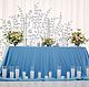Оформление свадьбы в голубом цвете, Цветочный декор, Москва,  Фото №1