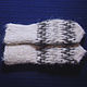 Children's knitted mittens with a high ribbing. Childrens mittens. Warm Yarn. Online shopping on My Livemaster.  Фото №2