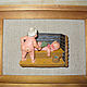 PARNUSHKA (Steaming sauna ritual), Miniature figurines, Moscow,  Фото №1