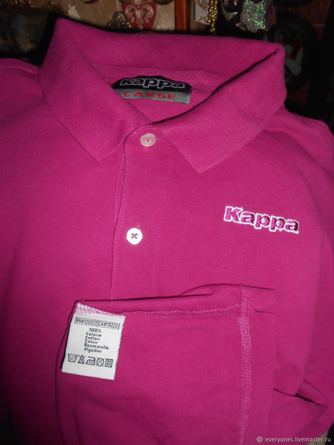 Винтаж: KAPPA футболка поло мужская 52-54 купить в интернет-магазине ...