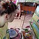 «Влюбленные, которые кружатся в розах среди берез» 40х50 март2017. Картины. Наталия Ж. Кисточка послушная губам. Интернет-магазин Ярмарка Мастеров.  Фото №2