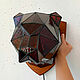 Wall lamp "Brown Bear", polygonal. Sconce. Zaytseva's stained glass (zaytsevaglass). Online shopping on My Livemaster.  Фото №2