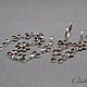 Earrings classic: Silver earrings with garnet and Gerbera topaz. Earrings. Elena Shevchenko  jeweller (odoli). Online shopping on My Livemaster.  Фото №2