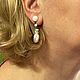 Винтаж: Western Germany. Винтовые клипсы. ShEApr. Серьги винтажные. Шанталь. Интернет-магазин Ярмарка Мастеров.  Фото №2