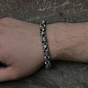 Украшения handmade. Livemaster - original item Round Veles Bracelet (1 cm). Handmade.