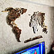 Карта мира объемная / многоуровневая (на деревянной основе). Карты мира. JDgroup. Настенные часы и Декор.. Ярмарка Мастеров.  Фото №5