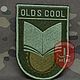 Нашивка: Old school, olds cool, EmbroideryPatch Москва встреча, Россия, страны- почта.  Патч. Шеврон. Машинная вышивка. Шевроны. Патчи. Нашивки. Купить. Военные шеврон