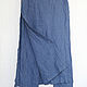 Designer pants with 100% linen skirt. Pants. etnoart. My Livemaster. Фото №4