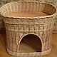 Bed and wicker houses for cats/dogs in the range. Pet House. Elena Shitova - basket weaving. My Livemaster. Фото №4