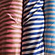 Silk stretch Armani Strip blue. Fabric. Ya-shveya. Online shopping on My Livemaster.  Фото №2