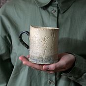 Посуда handmade. Livemaster - original item Ceramic mug Village Miller. Handmade.