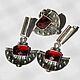 Jewelry Set Faceted Garnet silver 925 ALS0071, Jewelry Sets, Yerevan,  Фото №1