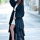 Длинное платье-рубашка из хлопка - KA0174CT. Платья. EUG FASHION. Ярмарка Мастеров.  Фото №6