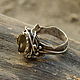 Skiff ring with citrine. Rings. Sergej Dementjev (desef). Online shopping on My Livemaster.  Фото №2