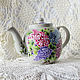 Teapot with painting 'Bouquet of lilacs'. Teapots & Kettles. painting and decoupage from Marina (sovaj). My Livemaster. Фото №5