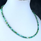 Работы для детей, handmade. Livemaster - original item Beads of natural turquoise. Handmade.