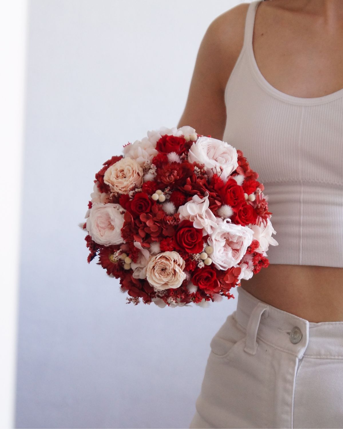 Букет невесты из стабилизированных цветов в интернет-магазине Ярмарка ...