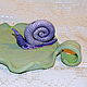 Set the Snail on the Leaf. Gift Boxes. Marvelous Pottery. Online shopping on My Livemaster.  Фото №2